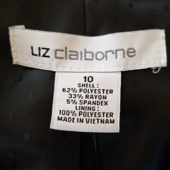 Liz Claiborne Black Suit Jacket - Picture 4 of 5